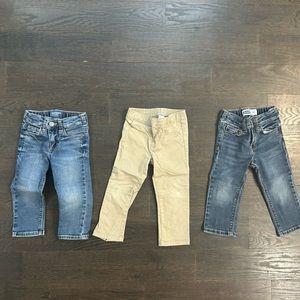 18 -24 month boys pants  ALL 3 one price.